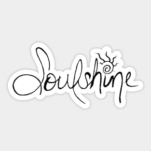 Soulshine Black Sticker